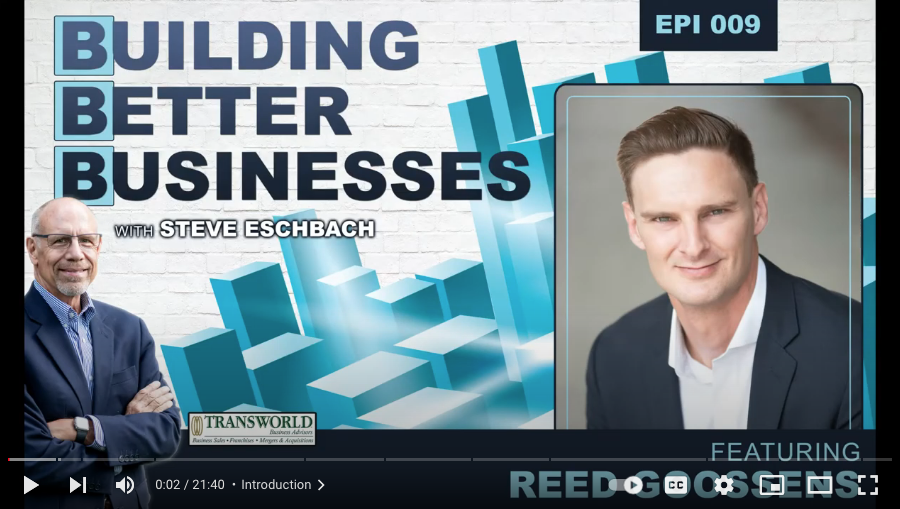 Building Better Businesses Podcast #9 with Guest Reed Goossens